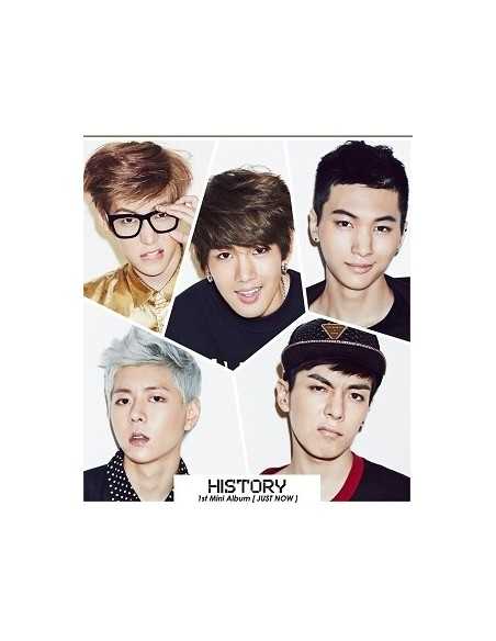 HISTORY 1st Mini Album - JUST NOW CD + Poster