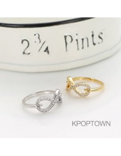 [IN101] INFINITE Rounding Ribbon Ring 2Colors
