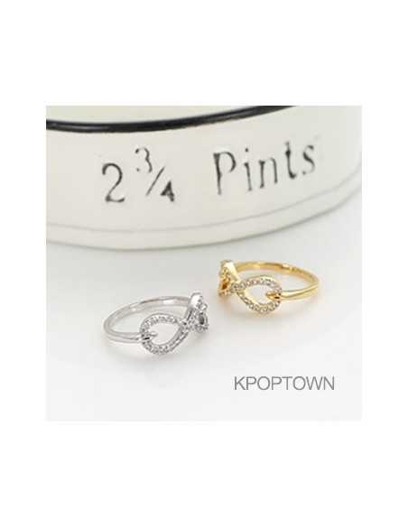 [IN101] INFINITE Rounding Ribbon Ring 2Colors