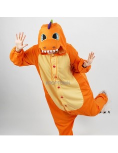 [PJB130] SHINEE Animal Pajamas - Orange Dinosaur