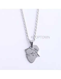 [EX126] EXO Member Character Steel Necklace - Each Members