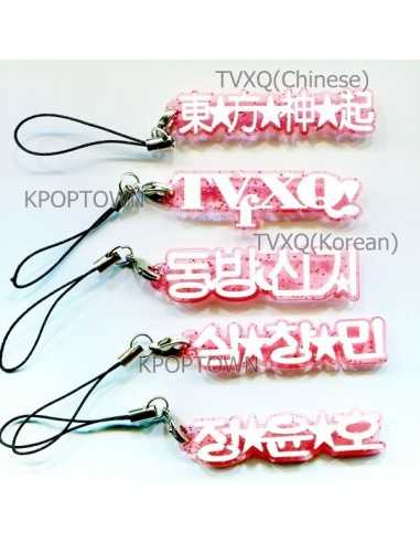 Embossed Carving Mobile strap of TVXQ