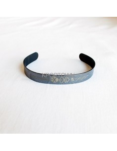 [EX102] EXO EXO-M Black Titanium Steel Bracelet Ver.2