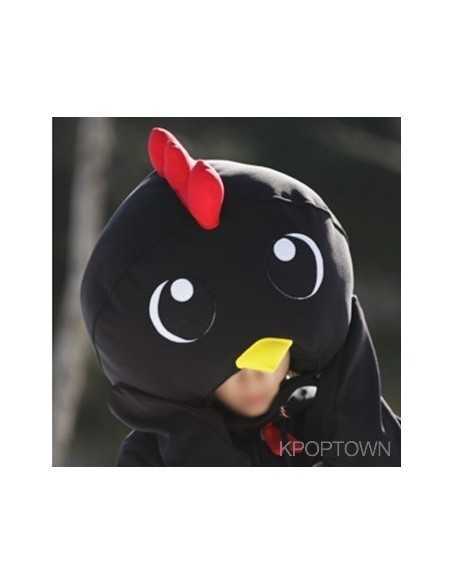 [PJA82] Animal Head Mask - Black Chicken