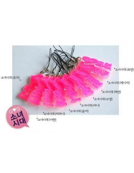 Embossed Carving Mobile strap of Girls Generation Members