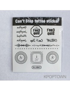 [CNBLUE Official Goods] CNBLUE Can't Stop - Tattoo Sticker