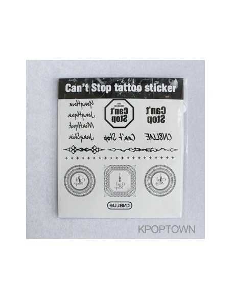 [CNBLUE Official Goods] CNBLUE Can't Stop - Tattoo Sticker