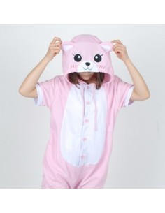 [PJB153] Animal Shorts Sleeve Pajamas - Red Dragon