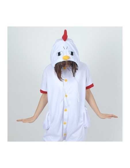 [PJB155] Animal Shorts Sleeve Pajamas - Pink Unicorn