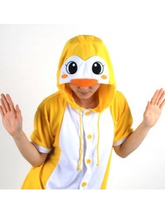 [PJB172] Animal Shorts Sleeve Pajamas - Black leopard