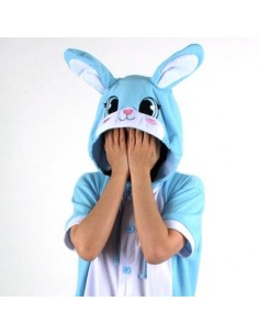 [PJB175] Animal Shorts Sleeve Pajamas - Gentle bull