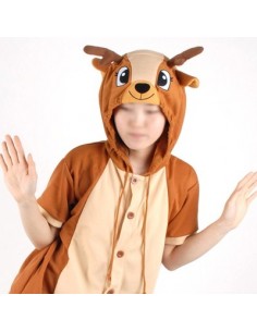 [PJB183] Animal Shorts Sleeve Pajamas - Otter