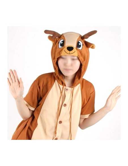 [PJB183] Animal Shorts Sleeve Pajamas - Otter