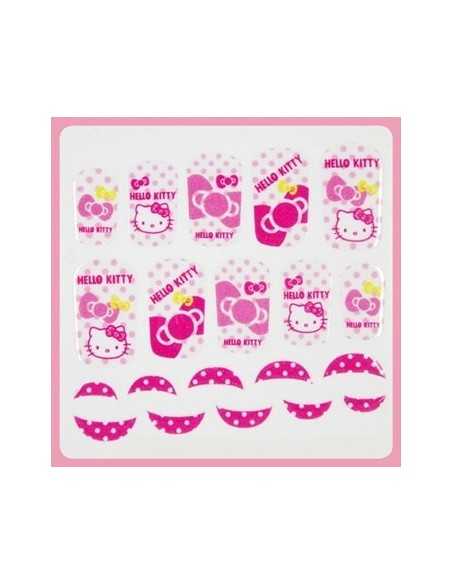 [ Nail Wrap ] Hello Kitty - Full Cover Nail Sticker Ver 9