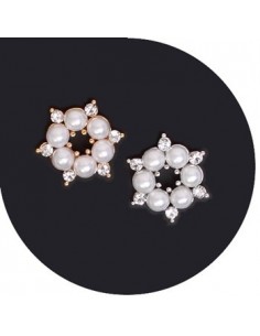 [ Nail Decoration ] Pearl Flower