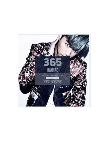 HANHAE 1st Album - 365 CD + Poster + photobook + calendar