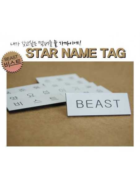 STAR Name Tag Badge of BEAST B2ST