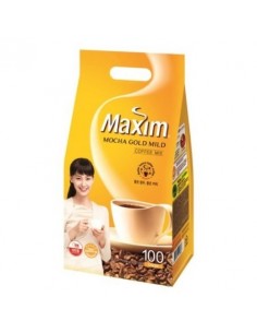 Korean Maxim MOCHA GOLD MILD Instant Coffee Mix 100 Sticks POUCH 12g x 100 Pcs