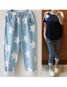 [LP14] Star / Dot / Baggy Banding Pants