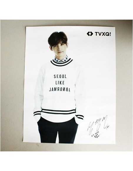 [SM official Goods] TVXQ Autographed Printed Bromide LIMITED Poster ( 2Kinds )