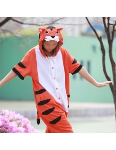 [PJA167] Animal Short Sleeve Pajamas - Eurasian Red Squirrel
