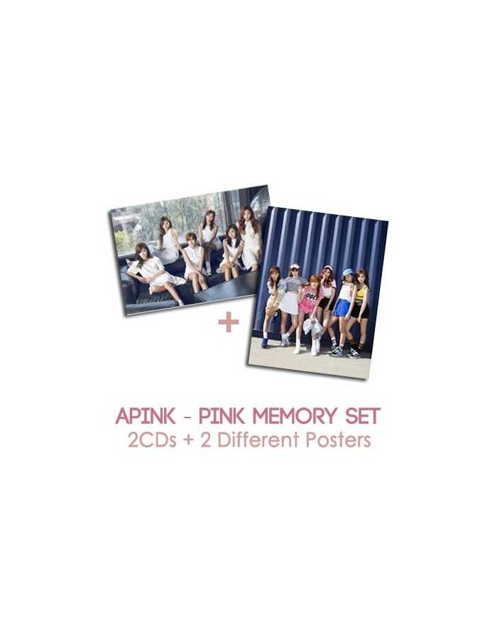 APINK A PINK 2nd Album SET - Pink Memory 2CDs + 2POSTER