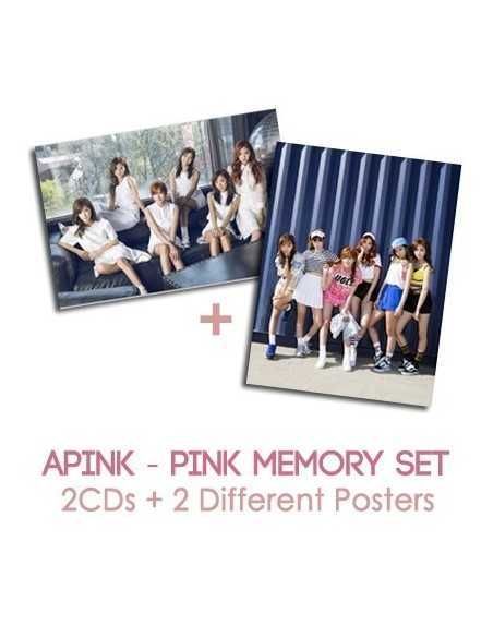 APINK A PINK 2nd Album SET - Pink Memory 2CDs + 2POSTER