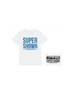 [SM Official Goods] Super Junior WORL D TOUR - SUPER SHOW 6 ENCORE : T-shirt + Photo Postcard