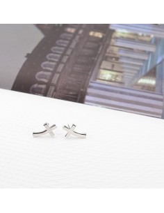 [SH103] Shinee Curve Cross Earring