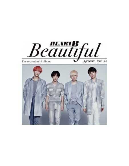 HeartB 2nd Mini Album - 美STORY CD + Poster HeartB 2nd Mini Album - 美STORY CD + Poster