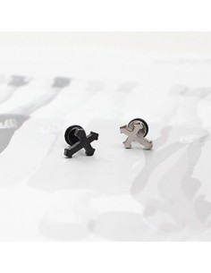[BB51]  BIGBANG Dae Sung Style Modern Cross Piercing