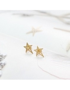 [CN15] CNBLUE Jung yong hwa Style Unique Sharp Star Earring