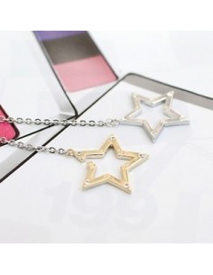 [SH19] SHINEE Style Double Cubic Star Necklace