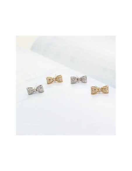 [SN13] Girls Generation SNSD Hyoyeon Sty Cubic Ribbon Earrings