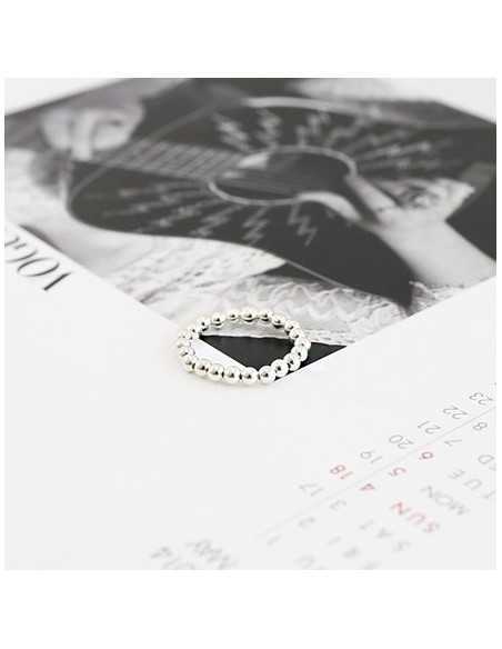 [WN01] Cream Ball Ring