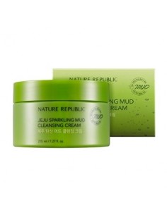 [Nature Republic] JEJU Sparkling Mud Cleansing Cream 215ml