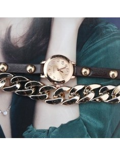 [IH25] Gold Chain Watch