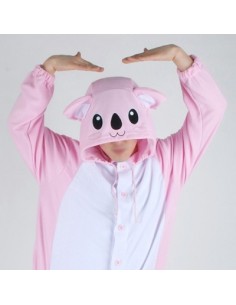 [PJB196] Animal Pajamas - Pink Koala
