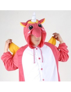 [PJB208] Animal Pajamas - Hot Pink Unicorn