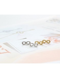 [IN04] Infinite Dong Woo Style Wave Curve Earring 