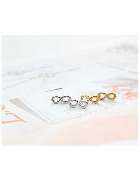 [IN04] Infinite Dong Woo Style Wave Curve Earring 