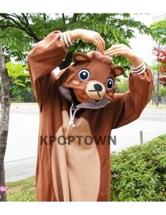 SHINEE Animal Pajamas - brownbear