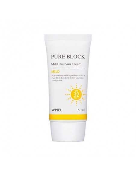 [A'PIEU] Pure Block Mild Plus Sun Cream SPF32/PA++ 50ml