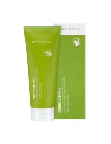[ Natrure Republic ] GREEN DERMA Cleansing Foam 150ml