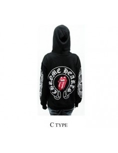 [H16] Chorme hatz Style  Hoodie Zip-up Hood T-shirts -C Type 2