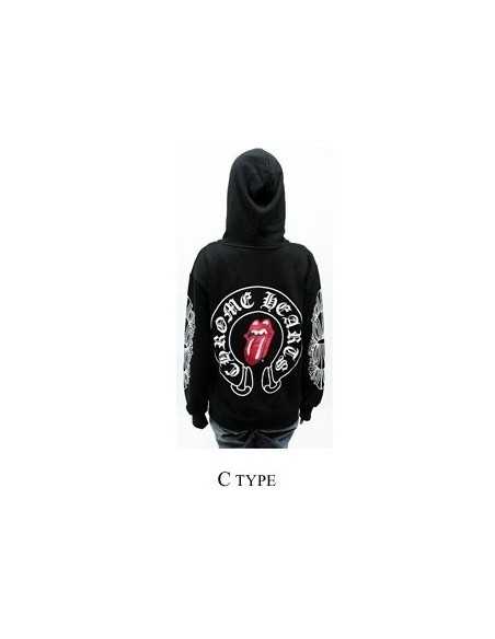 [H16] Chorme hatz Style  Hoodie Zip-up Hood T-shirts -C Type