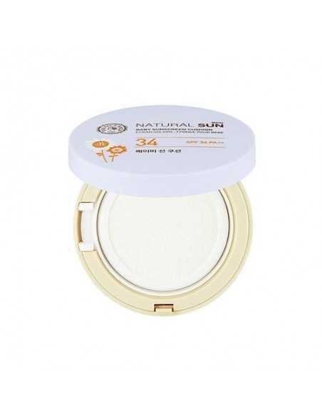 [Thefaceshop] Natural Sun Eco Baby Sun Cushion SPF34 PA++ 15g
