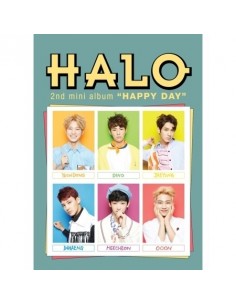 HALO 2nd mini album - HAPPY DAY CD  + Poster