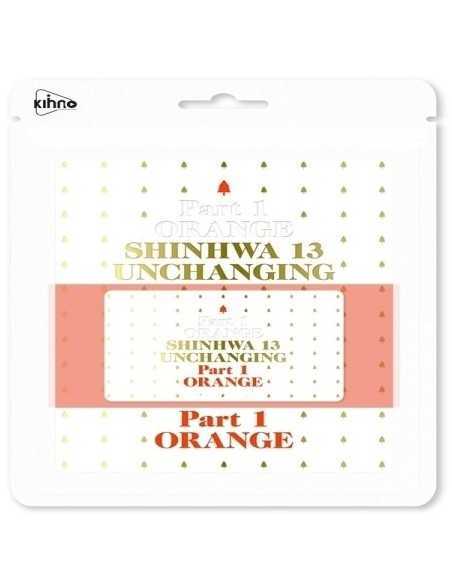 SHINHWA 13th Album - UNCHANGING PART 1 ORANGE Khino Smart Music Album + Poster