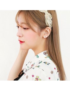 [AS224] Heart Pearl Earring